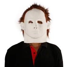 Горячая Фильм Хэллоуин маска «Майкл Майерс» взрослый латексный Полнолицевой костюм на Хэллоуин-вечеринку, страшный реквизит Прямая