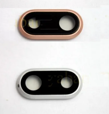 10Pcs/lot New Back Rear Camera Lens Glass Cover with Frame
