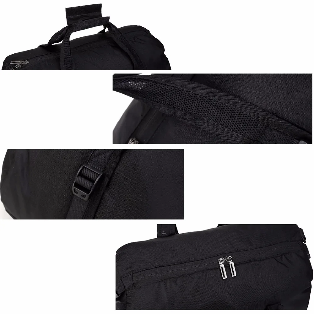 Hot A++ Quality Foldable Lightweight Sports Bag Travel Gear Waterproof Large Space Hand Duffel Gym Bag Men For Fitness
