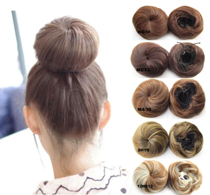 Chignon Hair Bun Pad Accessories Women Clip Hair Buns Fake