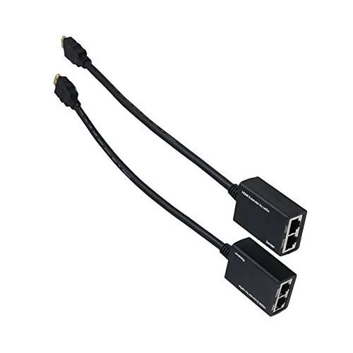 HDMI по RJ45 CAT5e CAT6 UTP LAN Ethernet балун удлинитель повторитель 1080p 3D для HDTV HDCP 1080P HDMI кабель 3D