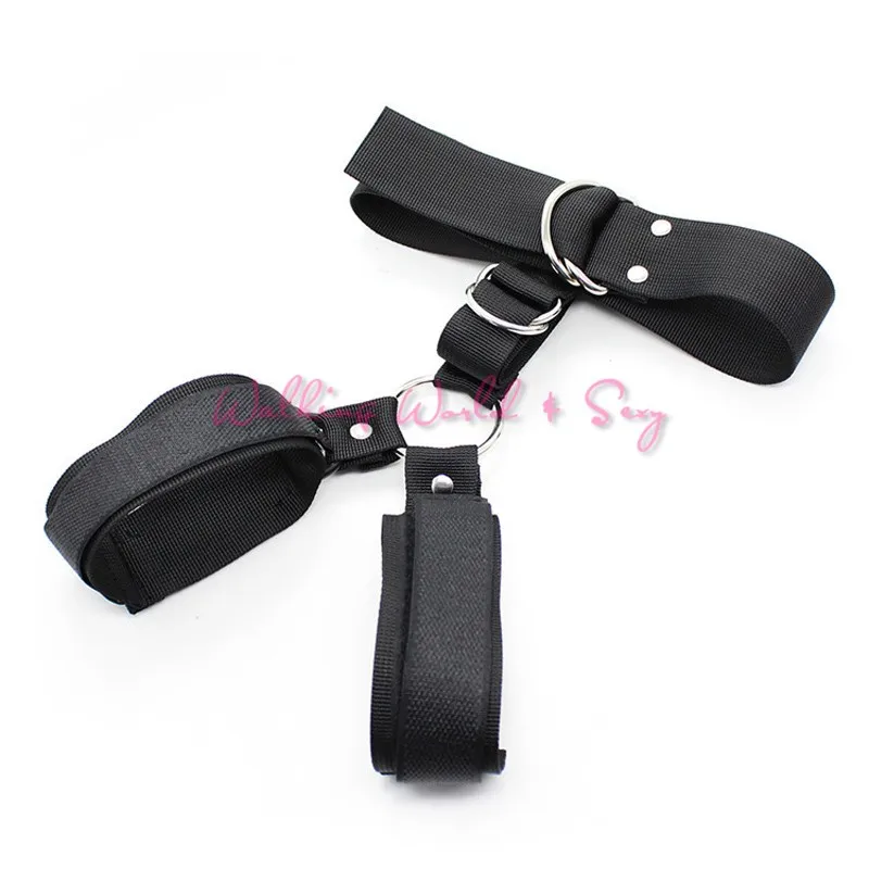 Female Hands Neck Connecting Bondage Restraints Bondage Collar Fetish Bondage Sex Toys For Women Erotic Toys Cosplay Wrist Cuffs (7)