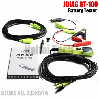 

DHL Free JDiag BT100 Battery Tester BT 100 Electrical System Circuit Tester Better than YD208 PS100 PT150 Auto Diagnostic-tool