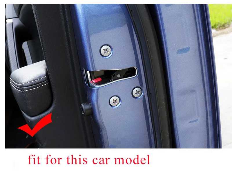6PCS Black Interior Door screw protection cover for Chevrolet Camaro 2017 2018
