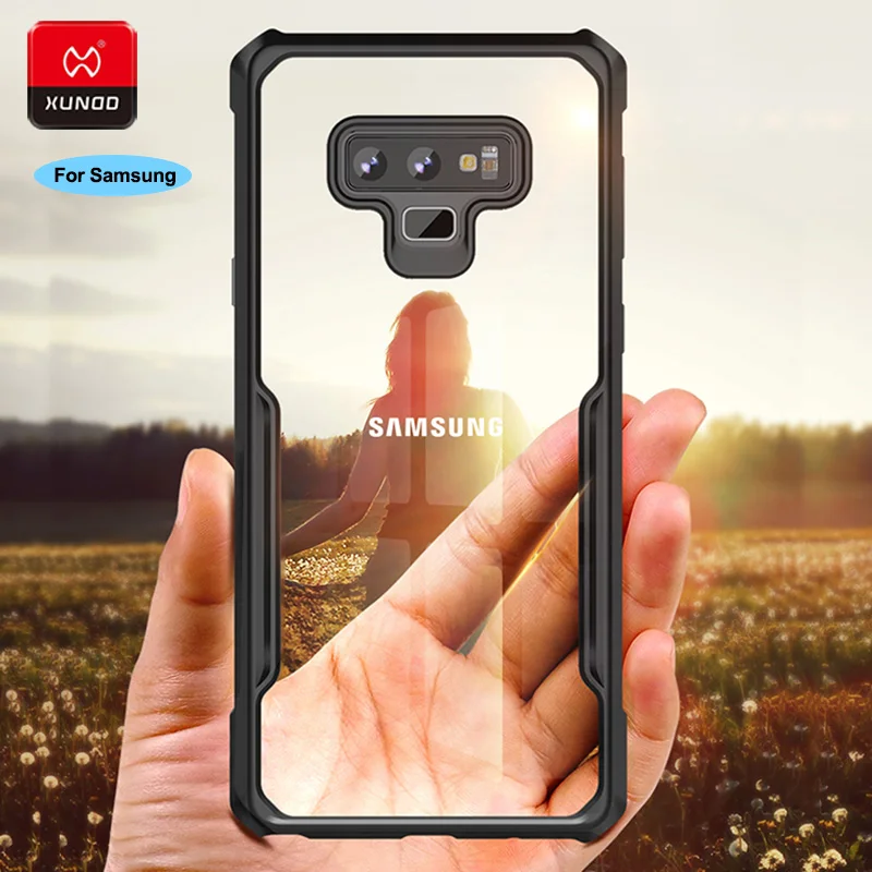 

Luxury Transparent Silicone Case For Samsung Galaxy Note 8 9 S10 E Lite S8 S9 Plus Phone With Airbags Shockproof Protectio Cases