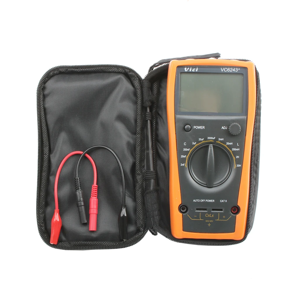 

VC6243+ high-precision digital inductance capacitance meter 0-2000uf Inductance Digital Capacitance 20H