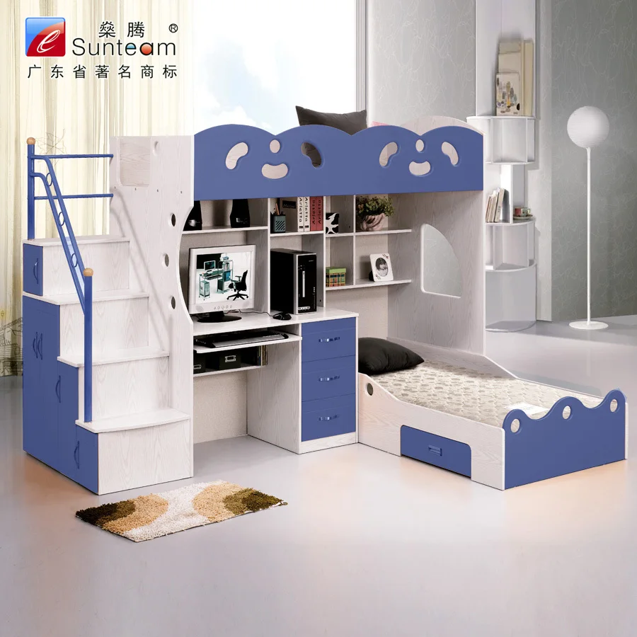 Multifunción Niños Litera De Cama Picture In Escritorio De La