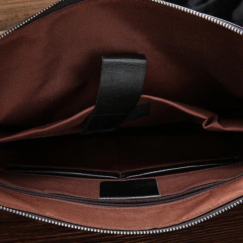 LUENSRO Мужские портфели из натуральной кожи, 14 дюймов, сумка для ноутбука, мужская деловая сумка через плечо, сумки через плечо для мужчин