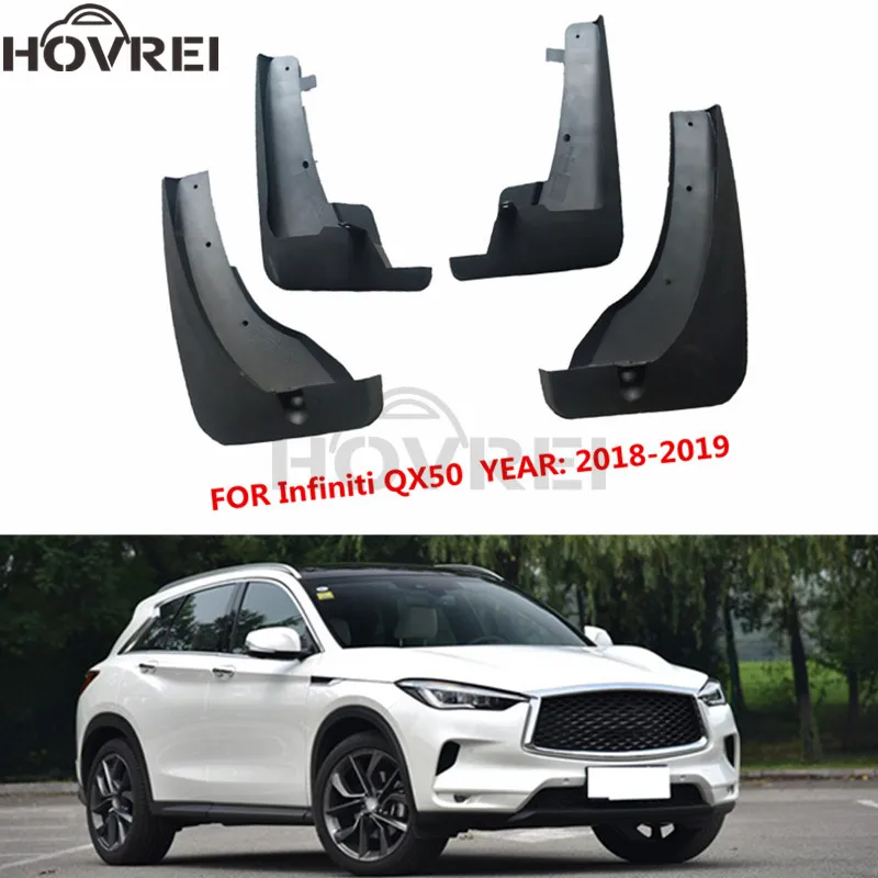 

Car Mud Flaps For Infiniti QX50 2018 2019 front rear mudguards Splash Guards Mudflaps fender Accessories