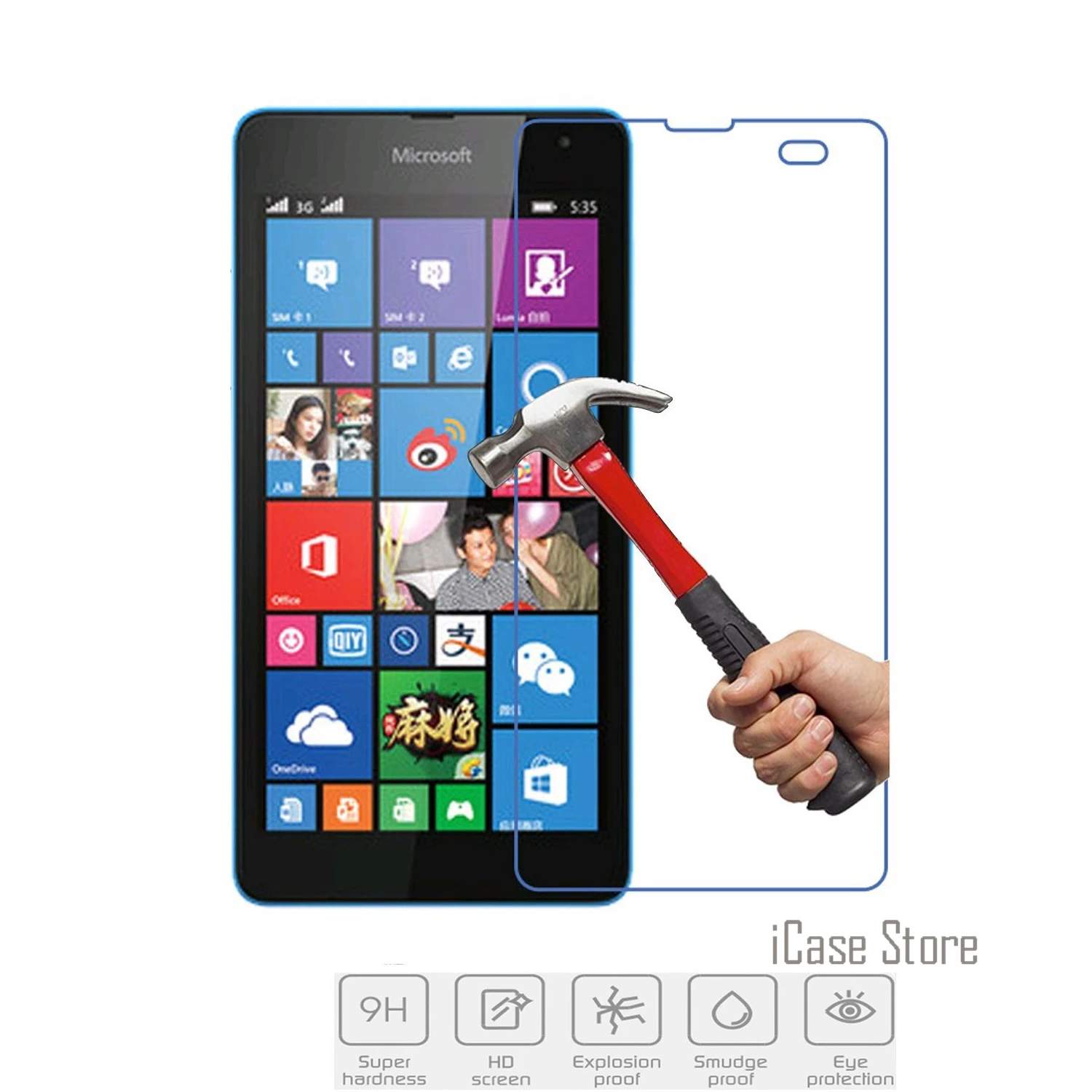 Закаленное Стекло Защитная пленка для microsoft Nokia Lumia 650 550 540 640 635 535 530 435 950 XL