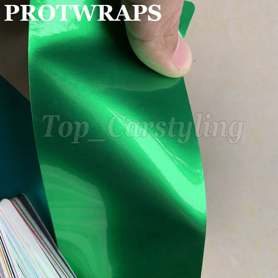 Gloss Metallic candy vinyl car wrap film cast hexis 3m vivide car wrap foil  (18)