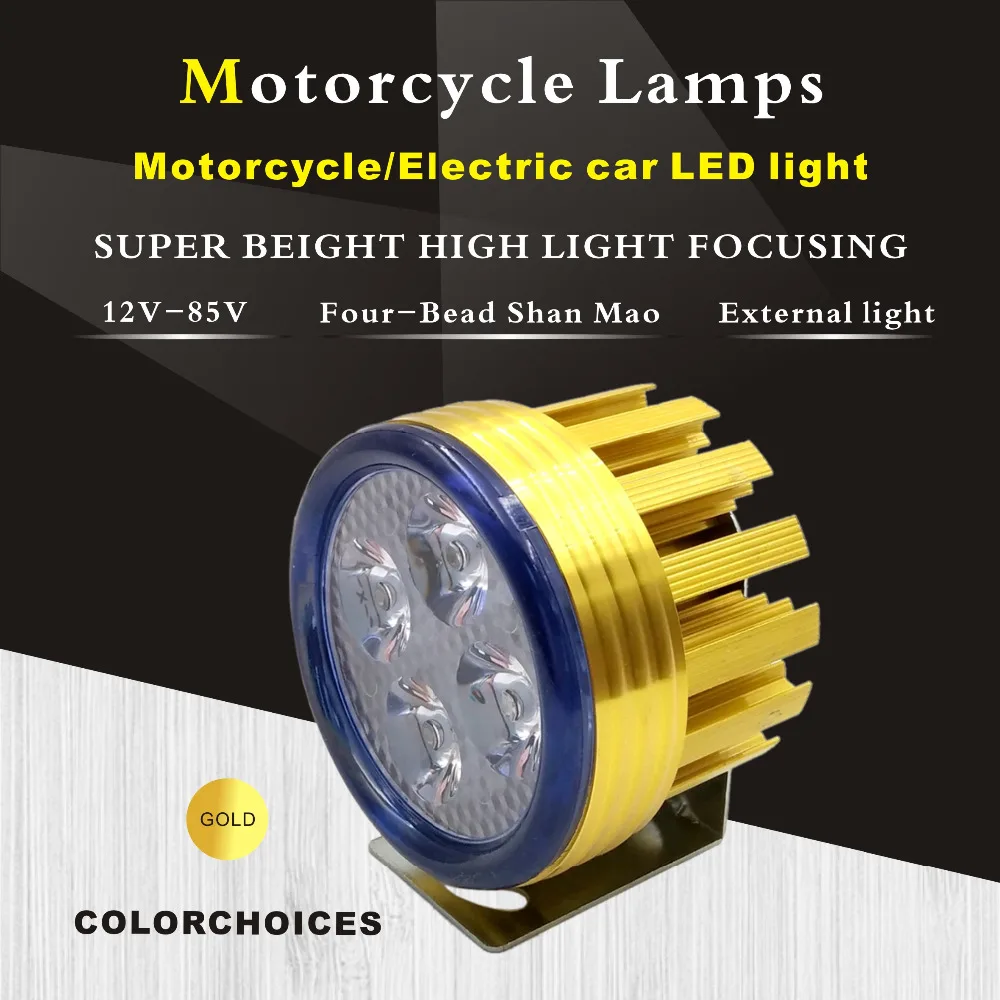 2 шт. H4 Светодиодная лампа 10 Вт 3200LM светодиодная фара для мотоцикла H6 BA20D COB HS1 6000K