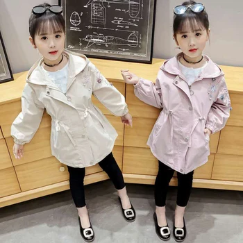 

Warm New 2019 Girls Spring Jackets For 3-12 Year Coat Jacket Girl‘s Windbreaker Autumn Jackets Outerwear Kids Children Coats