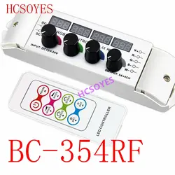 BC-354RF DC12V-24 V ручка RGBW LED контроллер с РФ Беспроводной удаленный rgb-контроллер многофункциональный дисплей Контроллер 5A/CH * 4 RGBW