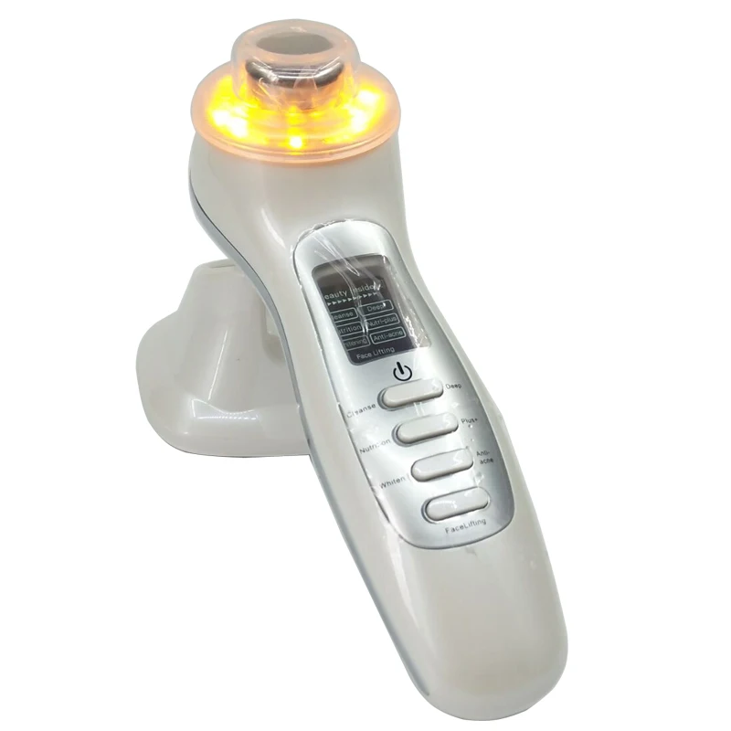 Galvanic Home Spa 4 Color Led Photon Bio Wave Microcurrent Skin Rejuvenation Ultrasonic Ion Facial Beauty Massager Machine