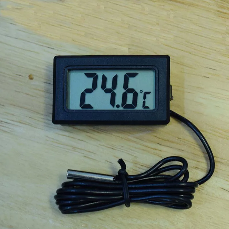 

LCD Outdoor Mini Digital Waterproof Refrigerator Water Thermometer Sensor Meter For Aquarium Fridge Freezer Temperature