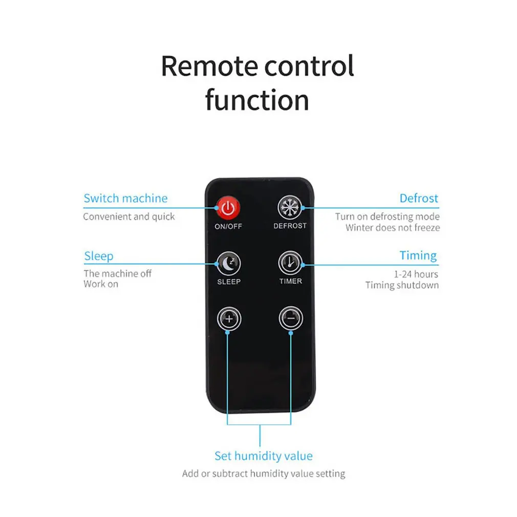  Home Bedroom Mini Dehumidifier With Remote Control Basement To Humid Machine Dehumidifier Creative  - 33050221896