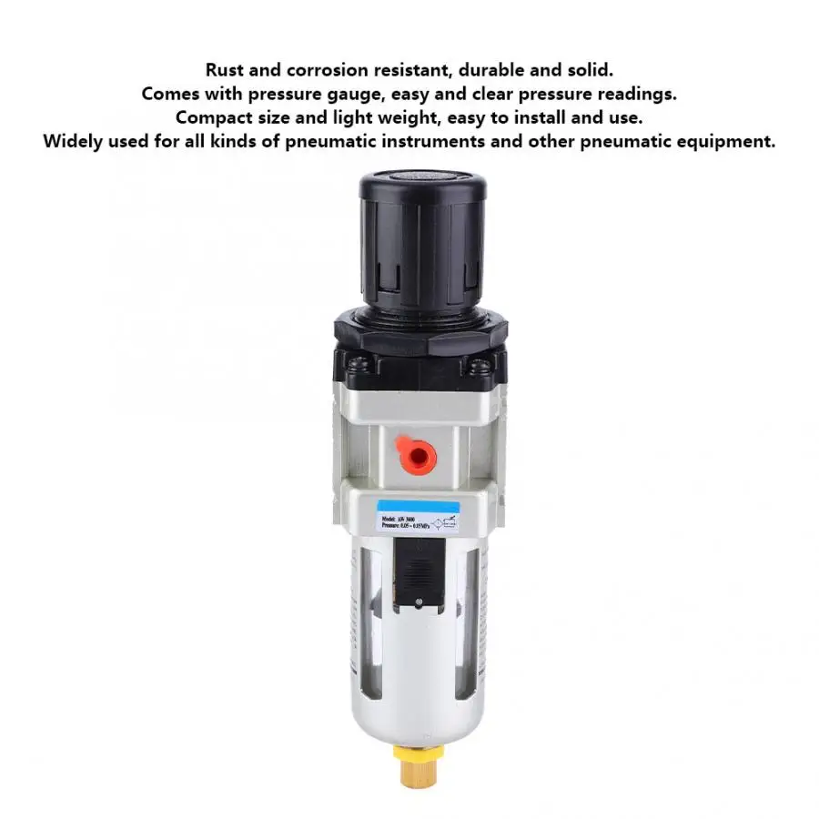 AW3000-03 G3/" воздушный фильтр источник Com пресс или с регулируемой мощностью уменьшить клапан пресс клапан управления