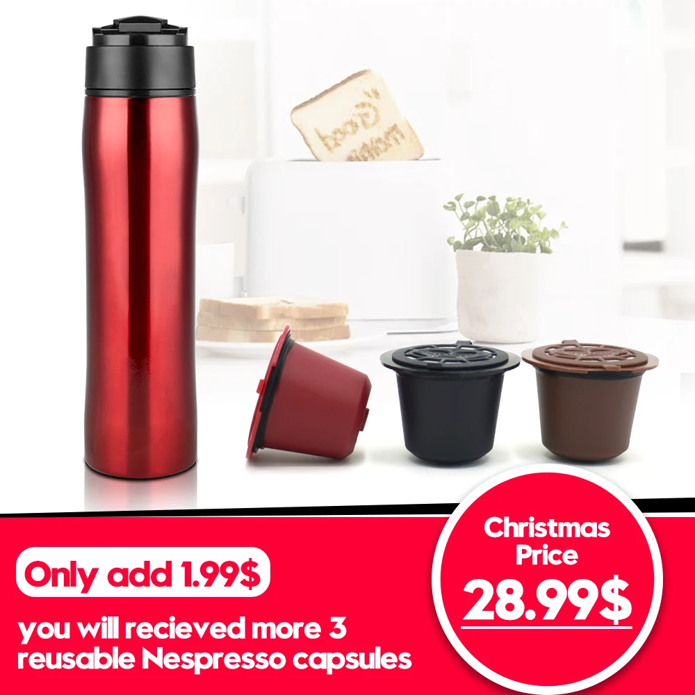 Buy 3 pcs Refillable Nespres Capsule for Nespresso