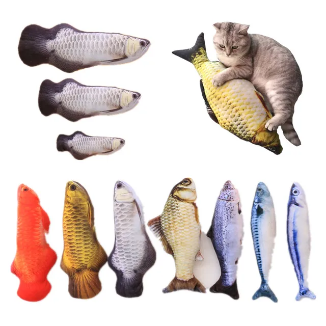 Peluche Catnip Pesce Giocattolo per Cat Pet Chew Menta Giocattoli di Pesce Cusci Peluche Catnip Pesce Giocattolo per Cat Pet Chew Menta Giocattoli di Pesce Cusci