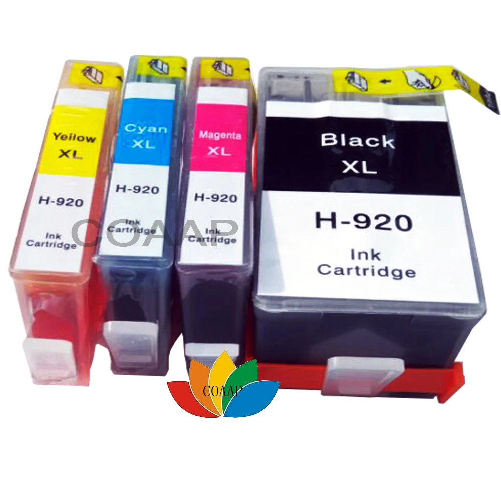 4 Compatible Hp 920 Xl Officejet Pro Plus Ink Cartridge Officejet 6000, 6500, 6500a, 7000,7500 With Chip - Ink Cartridges - AliExpress