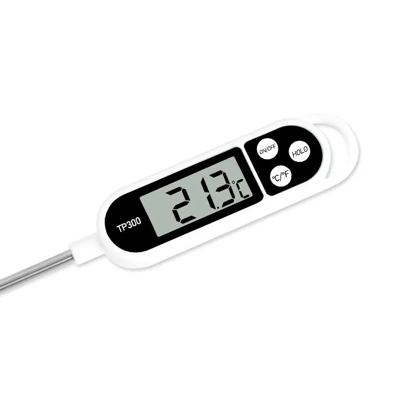 1Pcs Digital Food Thermometer Long Probe Electronic Cooking Thermometer for Cake Soup Fry BBQ Meat For Kitchen Thermometer