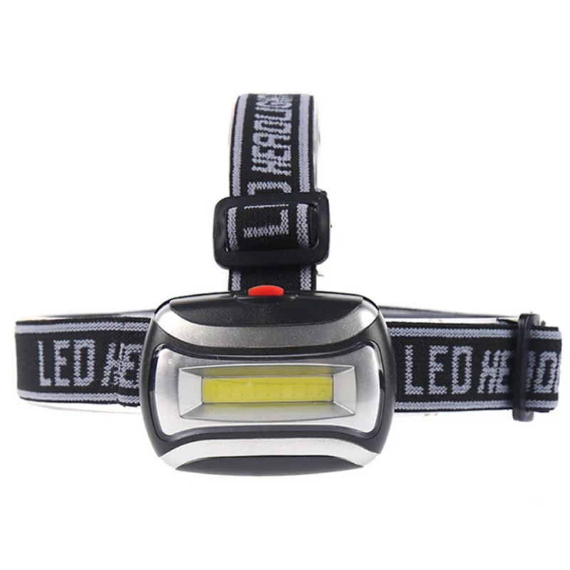 Goedkoop Dagelijks Leven Waterdicht COB LED Mini Koplamp Vissen Camping Rijden Outdoor Verlichting Hoofd Lamp 3 Modes Led Cob koplamp AAA