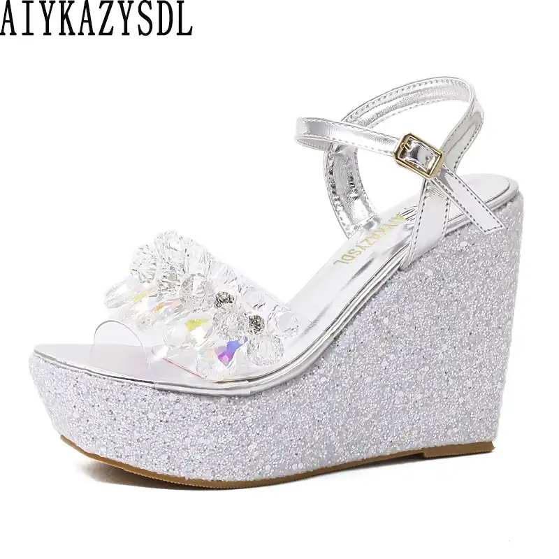 platform wedge wedding shoes