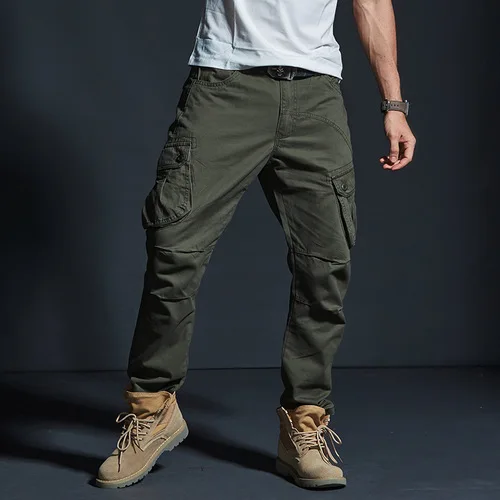 VOMINT новые военные брюки карго мужские камуфляжные тактические повседневные хлопковые брюки мужские панталоны Hombre - Цвет: green