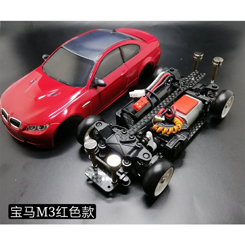 MINI-Q6 RTR 1/28 обновленная версия металлические отличия POM шины четыре привода дрейф углеродного волокна гоночная, матовая бесщеточный ру автомобиль - Цвет: Brushless version 10