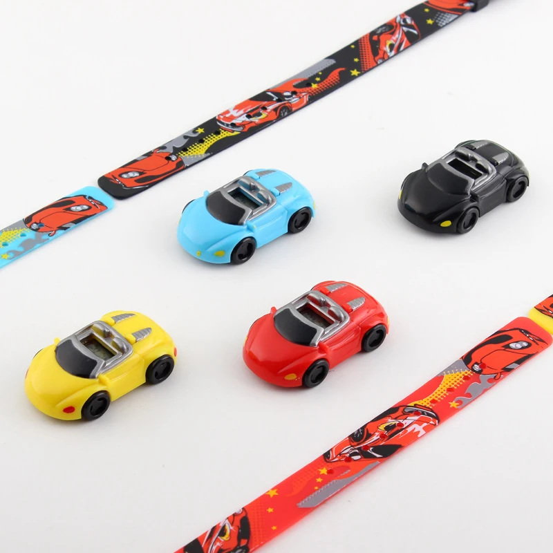 SKMEI брендовые Детские спортивные часы с мультяшным автомобилем