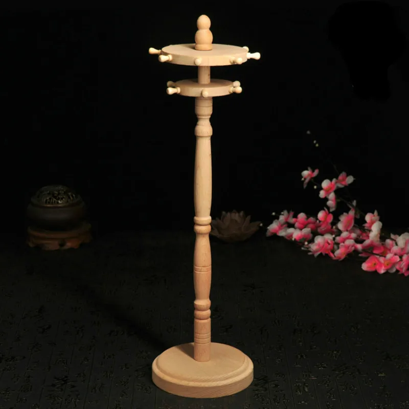 Advanced Calligraphy Brushes Pen Holder Wooden 14 Hooks Brush Pen