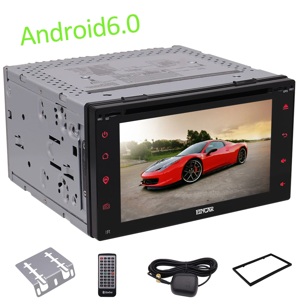 Perfect Double 2din Android 6.0 OS In Dash Radio Car DVD Player Mirror-link Autoradio Stereo 3D GPS Navigation 3/4G OBD2 WIFI DVR RDS 5