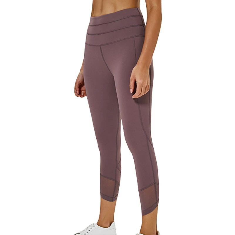 

Women Newest High Waist Tummy Control Cool Mesh Compression Soft Dri Fit Gym Yoga Training Pants