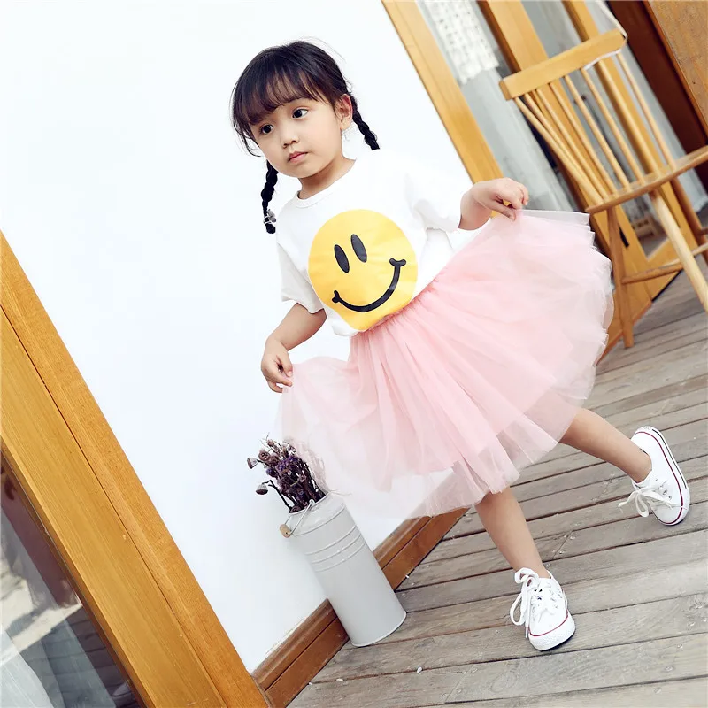 Girl's Rainbow Color Tutus Skirts Baby Handmade Multicolor Tulle Ballet