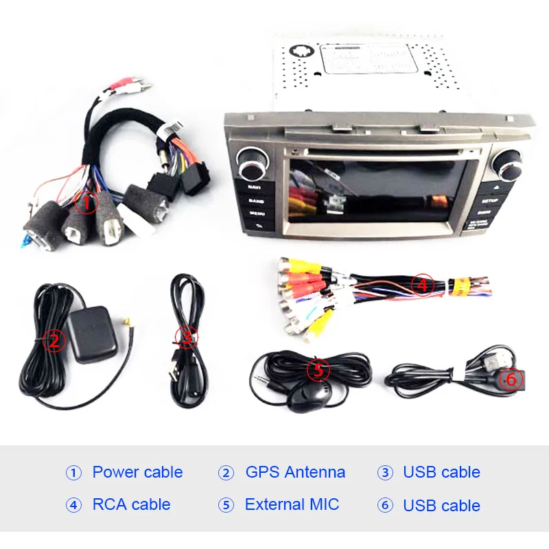 Sale Eunavi Octa(8)-Core 2 din Android 9.0 CAR DVD player 7