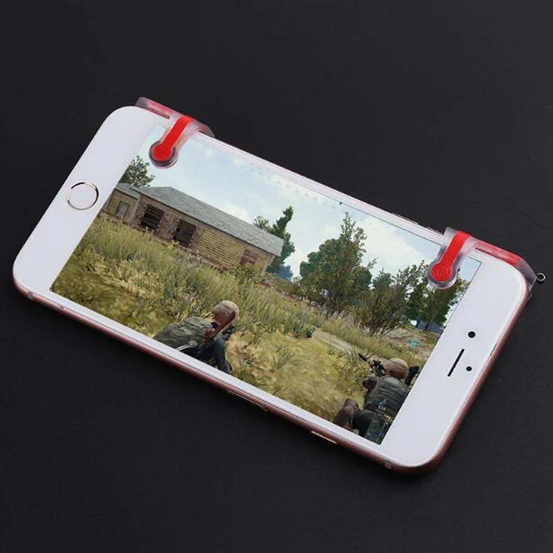 

For PUBG Mobile Gamepad Controller With L1R1 Shooter Trigger Fire Button Aim Key Joystick For iOS & Android Shooting Game