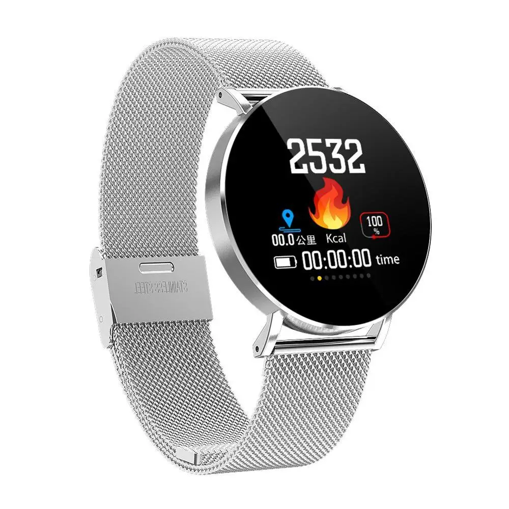 

Robotsky Y1 Smart Bracelet Heart Rate Blood Pressure Sleep Monitoring GPS Motion Recording Waterproof Fitness Tracker Wristband