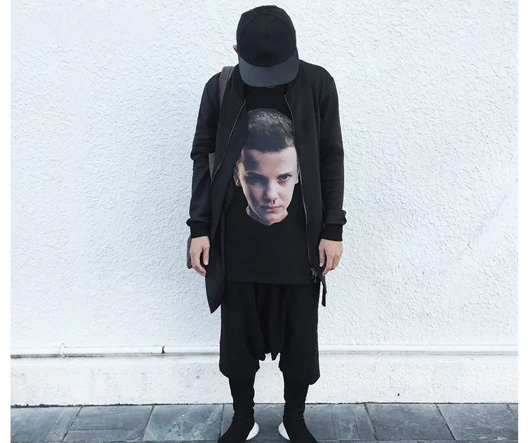 Mens T Shirts 2018 High street Stranger Things Men T Shirt 100% Cotton Short Sleeve Men Fashion Shirt Tops Tees Men's T-shirt