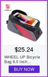 Cheap WHEEL UP Large Capacity 10L Bicycle Bag Reflective Design Mountain Bike Bag Wear-resistance Road Cycling Saddle Bag 3