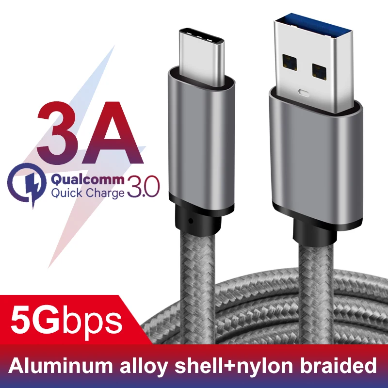 60 Вт QC 3,0 скорость 5G C тип USB кабель 2m 3A PD для Nitendo переключатель USB3.1 Gen1 type-C быстрый заряд кабеля для samsung huawei Xiaomi