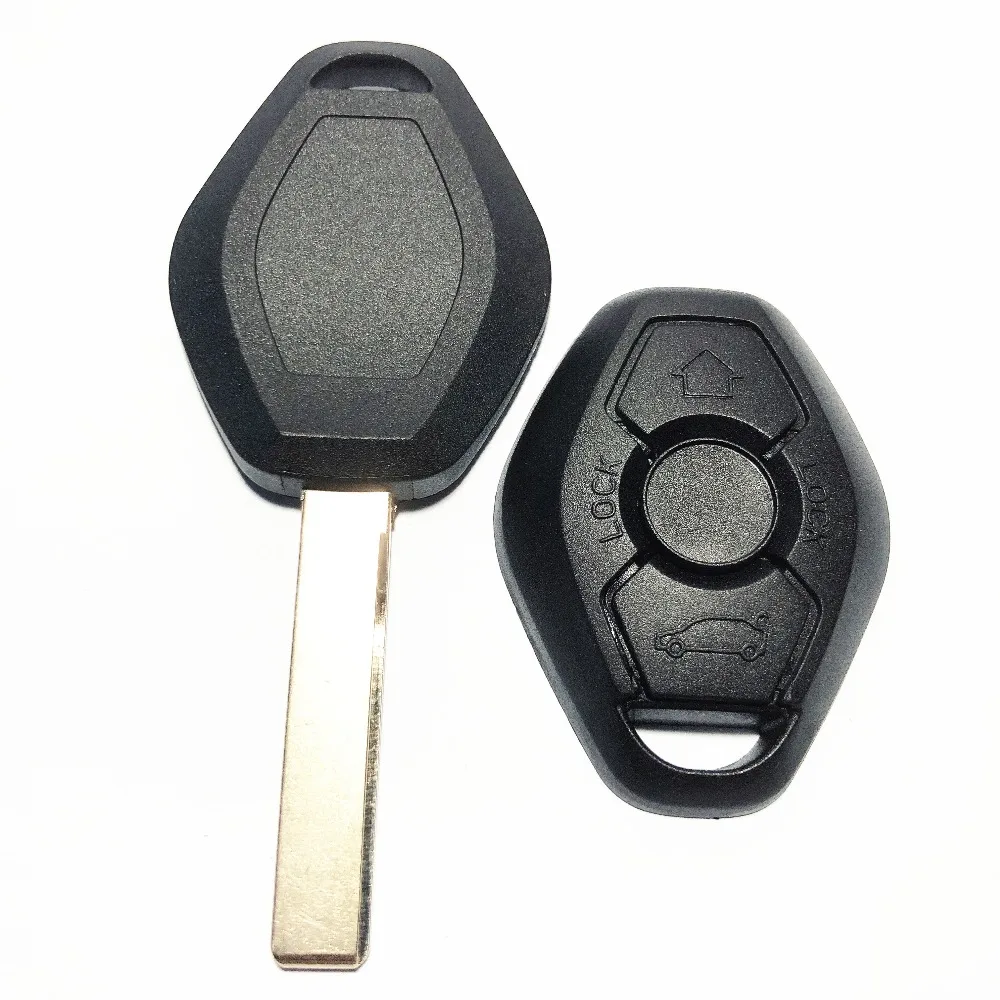 

Replacement 3 Button Key Shell Remote Fob Case Car Blank Key Cover For BMW 1 3 5 6 7 Series X3 X5 Z3 Z4 HU92 Blade