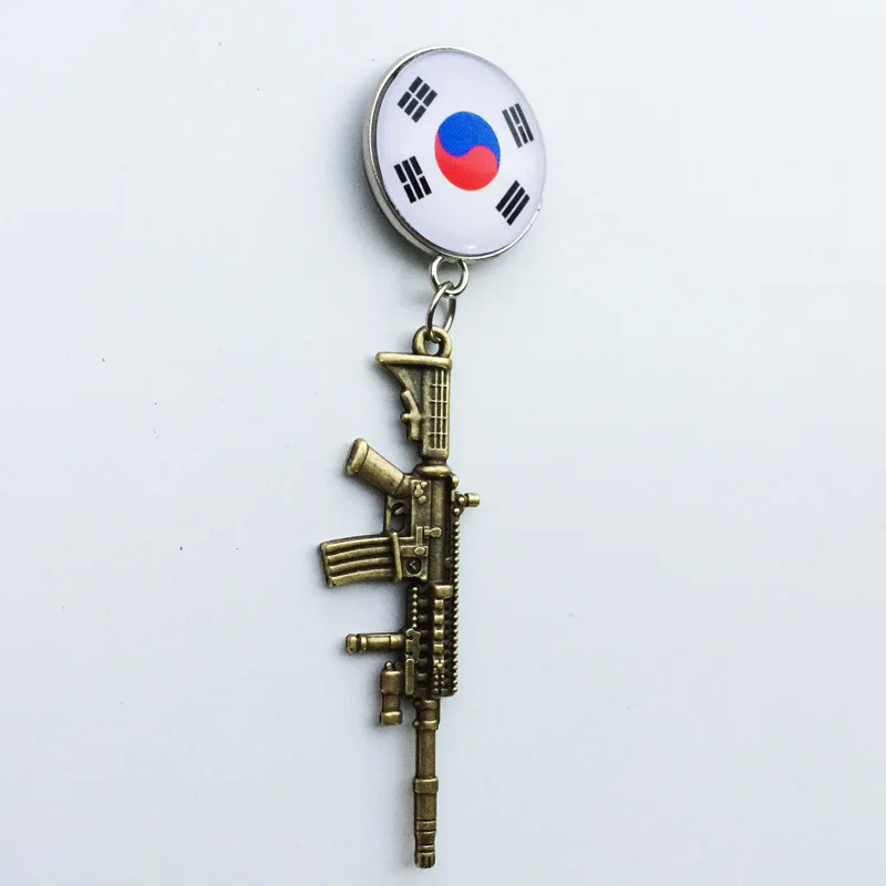 Корея туристический сувенир комбинированный сплав магнитные наклейки холодильник