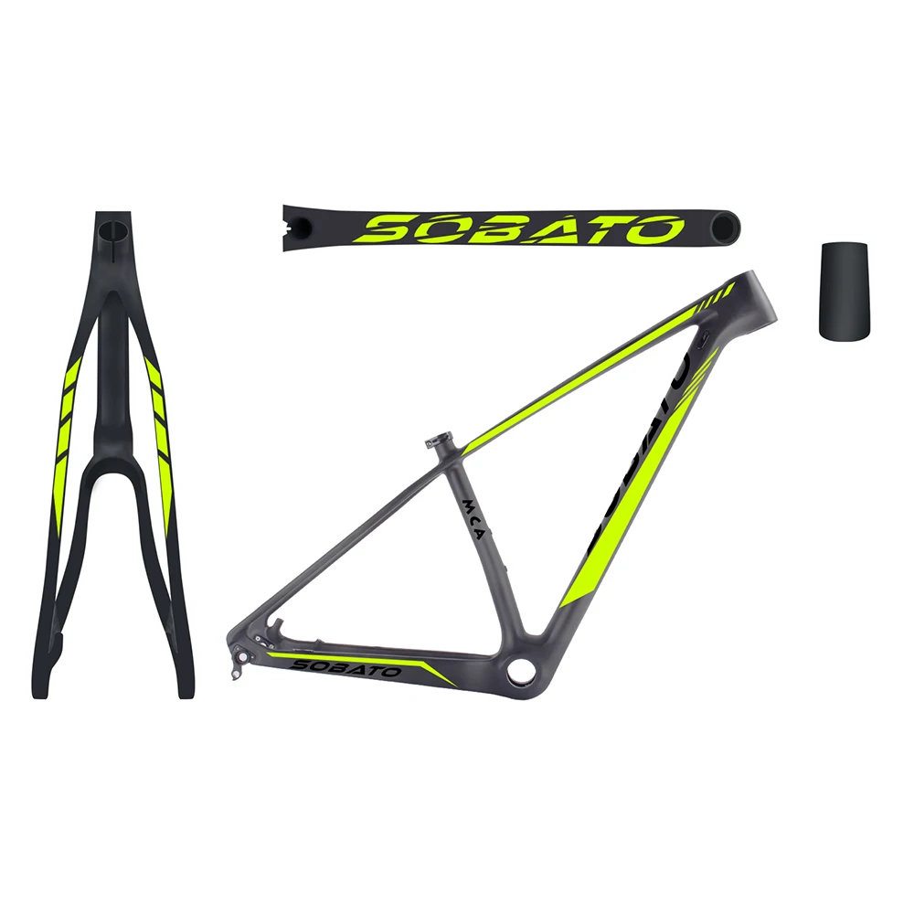 SOBATO 2" BB30 29er карбоновая рама/29 дюймов mtb карбоновая рама/29" рама карбоновая для горного велосипеда