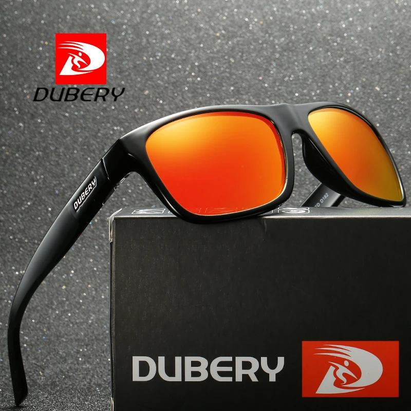 

Dubery Designer Sunglasses Polarized fishing Classic Square Sunglasses for Men and Women UV400 Oculos