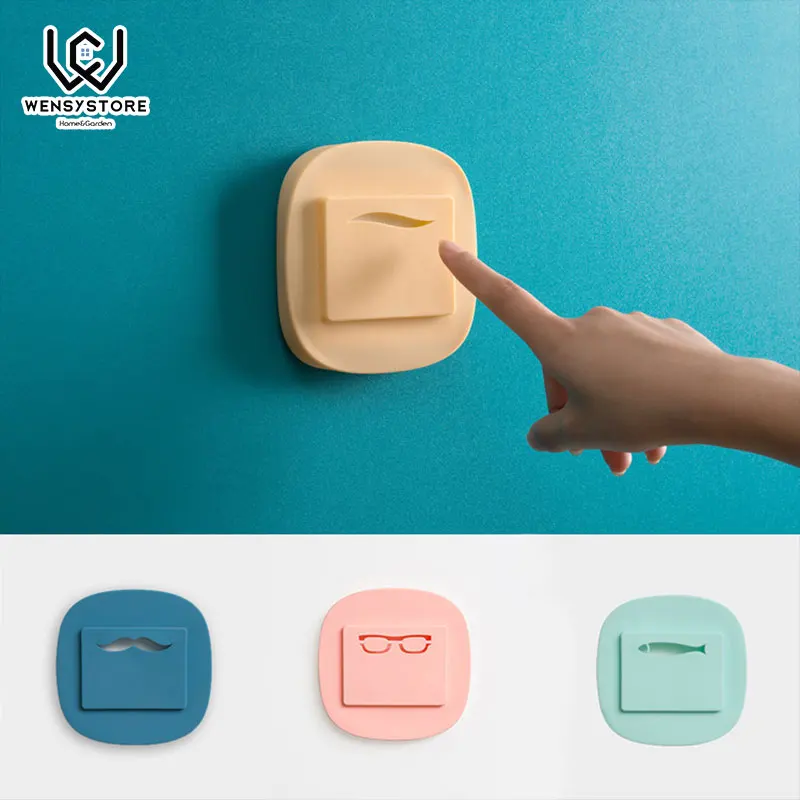 

Cover Children Room Decor Fluorescent Wall Silicone On-off Switch Stickers Luminous Light Switch Outlet Wall Sticker XFx40