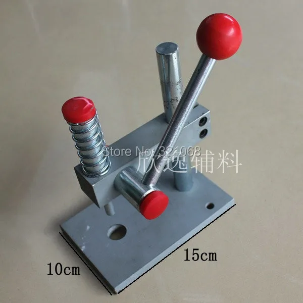 

The new 2016 export package machine Different size fabric covered button machine button tool for making fabric covered button
