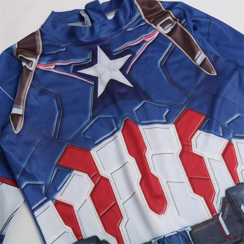 Captain America Costume Kids Endgame Suit Superheroes Cosplay Halloween Costumes for Kids Latex Mask Props Steven Costumes Captain America Costume Kids Endgame Suit Superheroes Cosplay Halloween Costumes for Kids Latex Mask Props Steven Costumes