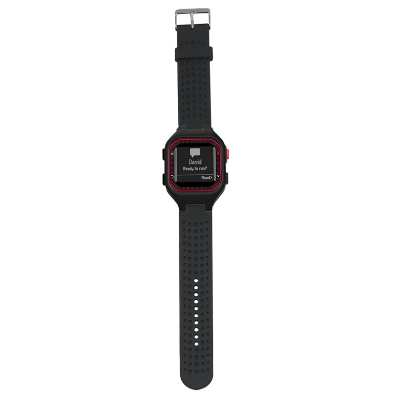 OOTDTY мужские силиконовые сменный Браслет для часов для Garmin Forerunner 25 gps часы с инструментами