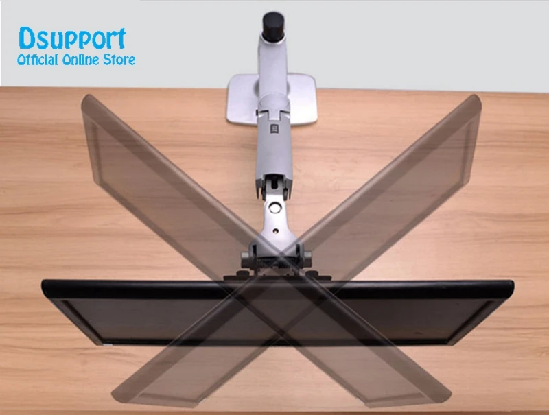 Suporte de Montagem do Monitor Xsj8013c-300 de Alumínio Movimento Completo Livre Levantamento Ultra Longo Braço 10-32 Polegada Led Monitor Lcd Suporte Alongar Mod. 1375013 - Image 5